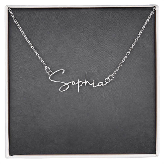 Signature Custom Name Necklace