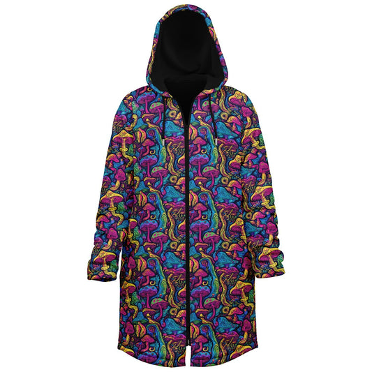 Trippy Mushroom Blanket Coat